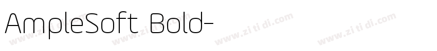 AmpleSoft Bold字体转换
